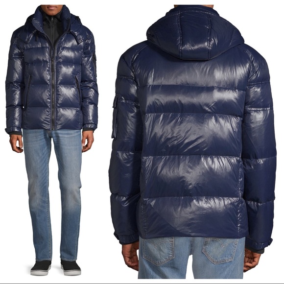 S13 Downhill Gloss Nylon Puffer Jacket - Picture 2 of 14